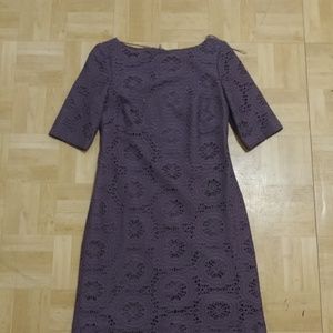 Purple adrianna papell mini dress